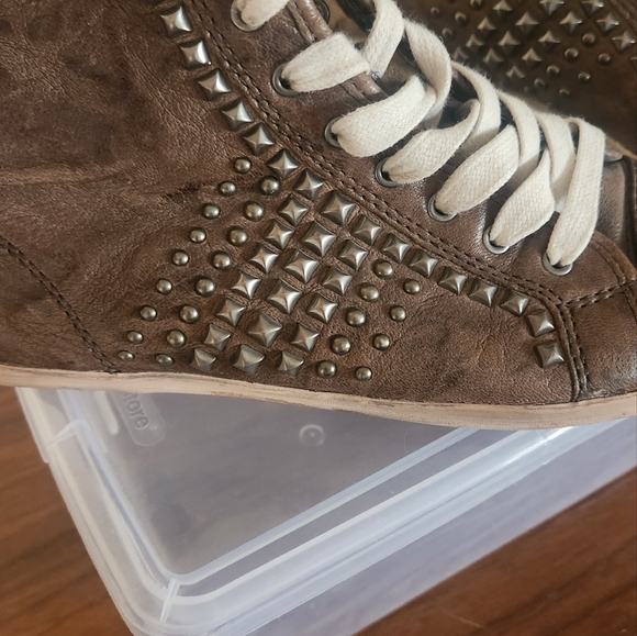 Leather High Tops - Picture 6 of 6